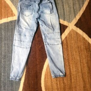 Jean joggers